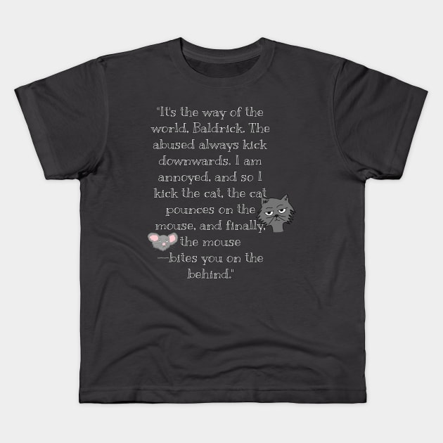 Kicking downwards Kids T-Shirt by Fantasticallyfreaky
